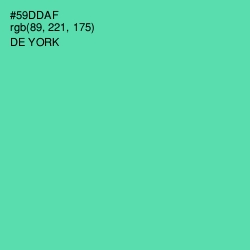 #59DDAF - De York Color Image