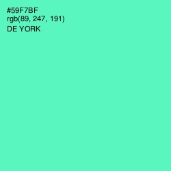 #59F7BF - De York Color Image