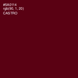 #5A0114 - Castro Color Image