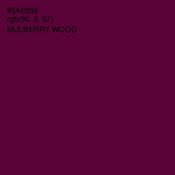 #5A0339 - Mulberry Wood Color Image