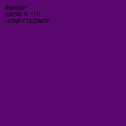 #5A066F - Honey Flower Color Image