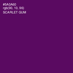 #5A0A60 - Scarlet Gum Color Image