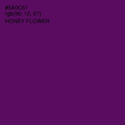 #5A0C61 - Honey Flower Color Image