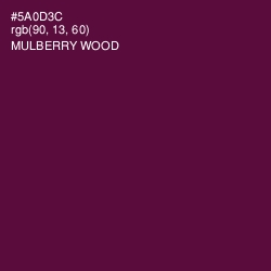#5A0D3C - Mulberry Wood Color Image
