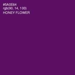 #5A0E64 - Honey Flower Color Image