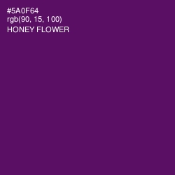 #5A0F64 - Honey Flower Color Image