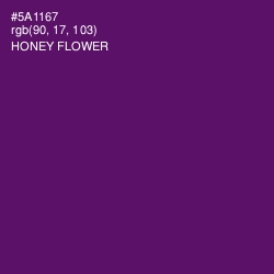 #5A1167 - Honey Flower Color Image