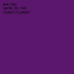 #5A176C - Honey Flower Color Image