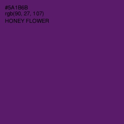 #5A1B6B - Honey Flower Color Image