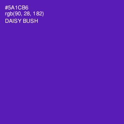 #5A1CB6 - Daisy Bush Color Image