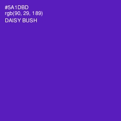 #5A1DBD - Daisy Bush Color Image