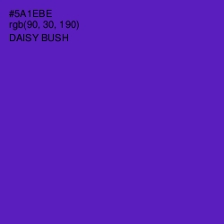 #5A1EBE - Daisy Bush Color Image