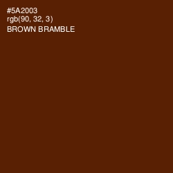 #5A2003 - Brown Bramble Color Image
