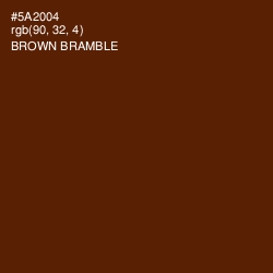 #5A2004 - Brown Bramble Color Image