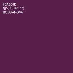 #5A204D - Bossanova Color Image