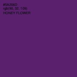 #5A206D - Honey Flower Color Image