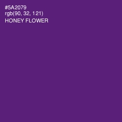 #5A2079 - Honey Flower Color Image