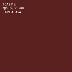 #5A211E - Jambalaya Color Image