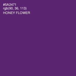 #5A2471 - Honey Flower Color Image