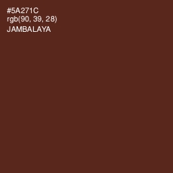 #5A271C - Jambalaya Color Image