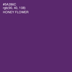 #5A286C - Honey Flower Color Image