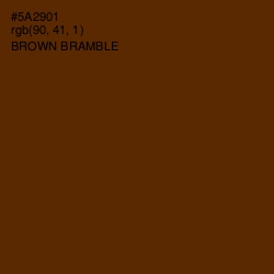 #5A2901 - Brown Bramble Color Image