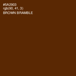 #5A2903 - Brown Bramble Color Image