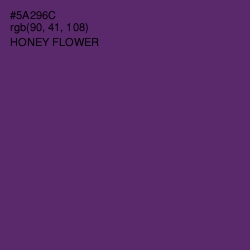 #5A296C - Honey Flower Color Image