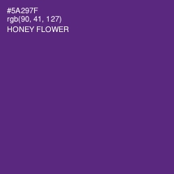 #5A297F - Honey Flower Color Image