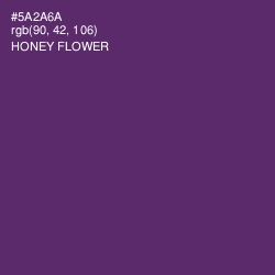 #5A2A6A - Honey Flower Color Image