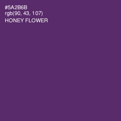 #5A2B6B - Honey Flower Color Image