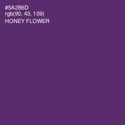 #5A2B6D - Honey Flower Color Image