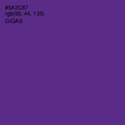 #5A2C87 - Gigas Color Image