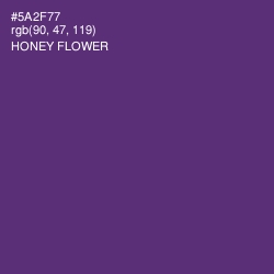 #5A2F77 - Honey Flower Color Image