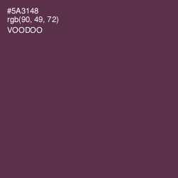 #5A3148 - Voodoo Color Image