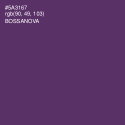 #5A3167 - Bossanova Color Image
