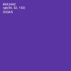#5A34A2 - Gigas Color Image