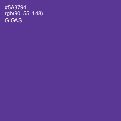 #5A3794 - Gigas Color Image