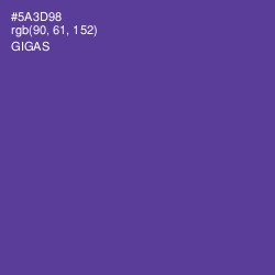 #5A3D98 - Gigas Color Image