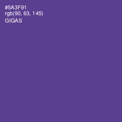 #5A3F91 - Gigas Color Image