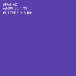 #5A41AC - Butterfly Bush Color Image