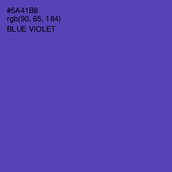 #5A41B8 - Blue Violet Color Image