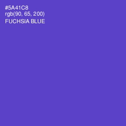 #5A41C8 - Fuchsia Blue Color Image