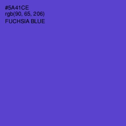 #5A41CE - Fuchsia Blue Color Image