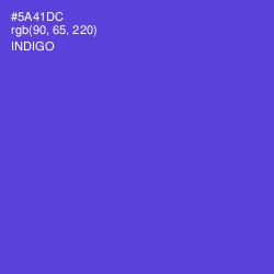 #5A41DC - Indigo Color Image