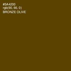 #5A4200 - Bronze Olive Color Image