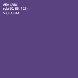 #5A4280 - Victoria Color Image