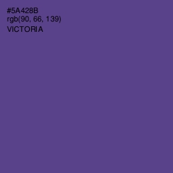 #5A428B - Victoria Color Image