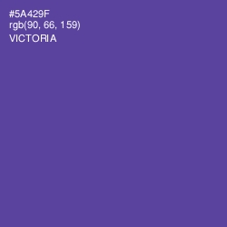 #5A429F - Victoria Color Image