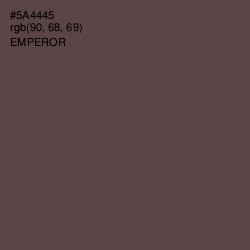 #5A4445 - Emperor Color Image